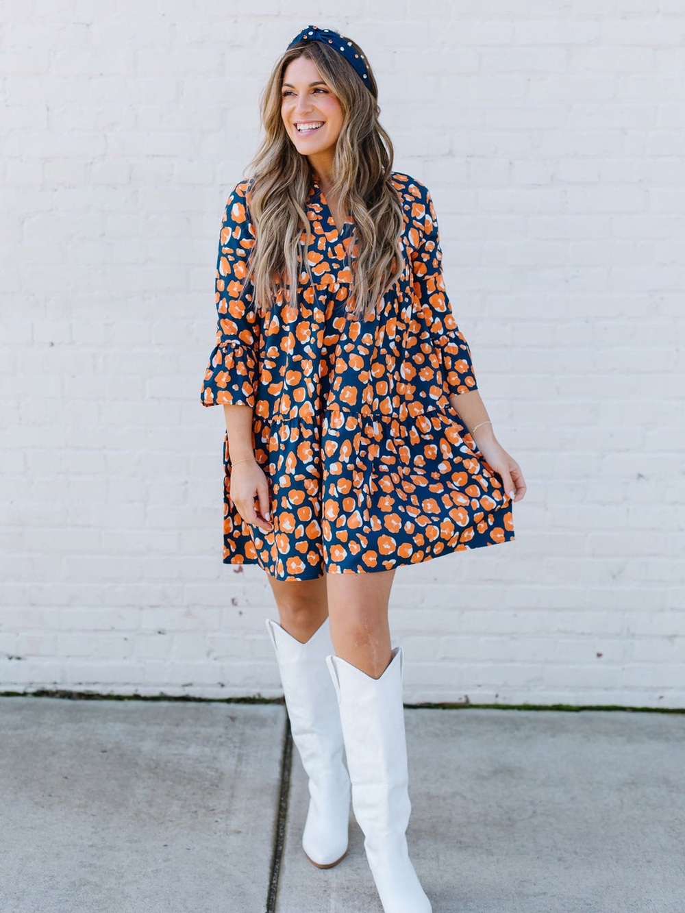 Michelle McDowell Morgan Dress-Walk This Way Navy